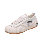 Zapatos de lona versátiles para amantes del estilo retro de primavera para hombre